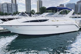 32' Motor Yacht Charter Downtown Chicago's Lake Front, Relax And Enjoy The Day