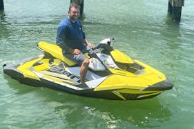 SEA-DOO SPARK 3-UP W/REVERSE LOW HRS CLEAN SKI ISLAND HOP WAKEJUMP DOLPHIN WATCH