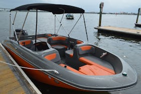 Newer Element Sport Deck Boat Fast 115hp 9 Passenger Bluetooth Clearwater Book!!